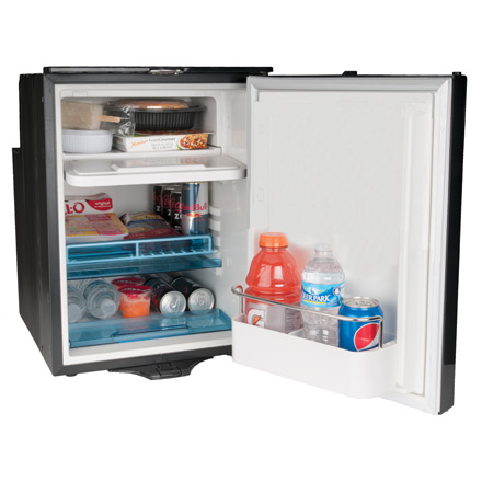Black 2 Drawer Cabinet W/ Refrigerator Mount & Microwave Passenger Side For  Kenworth W900